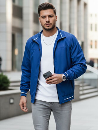 Modrá priechodná bunda Dstreet TX4677