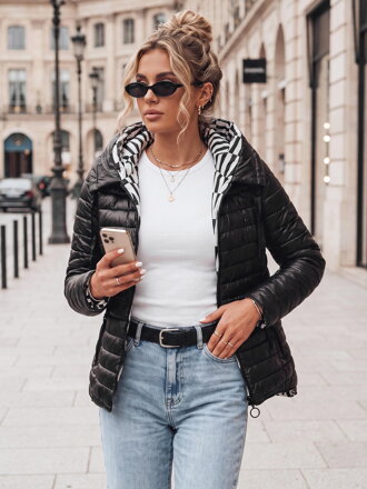 VANLY dámska prešívaná bunda čierna Dstreet TY4270