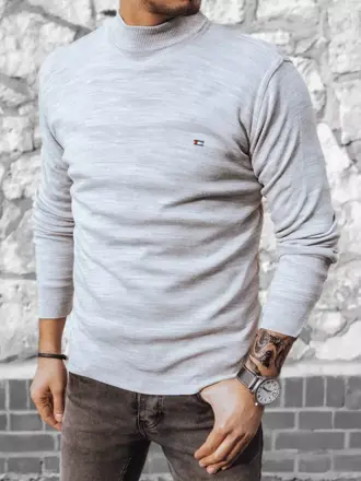 Pánsky svetlo-sivý sveter