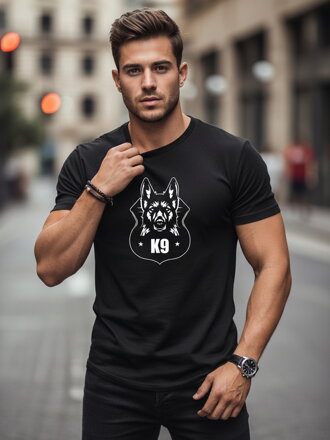 Koszulka męska z nadrukiem K9 NX082R