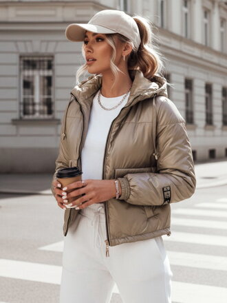 Dámska prechodná bunda ARON Farba camelová DSTREET TY4112