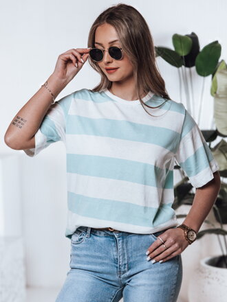 T-shirt damski ALMIN turkusowy Dstreet RY2562