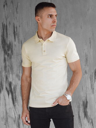 Pánske polo tričko žlté Dstreet PX0606