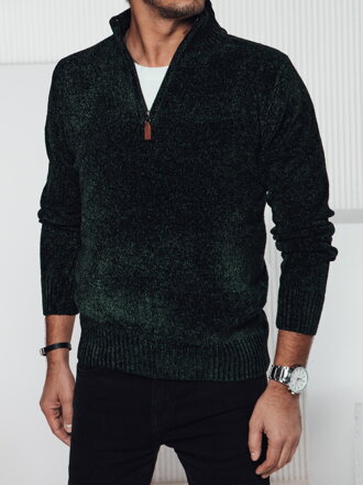Pánsky zelený sveter Dstreet WX2239