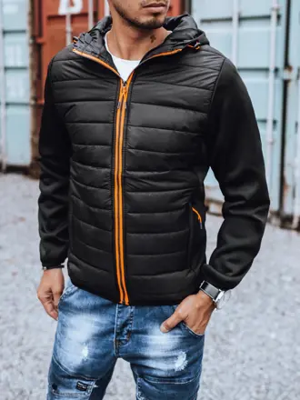 Senzačná čierna bunda pre pánov.