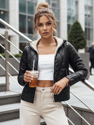 FALES dámska bunda čierna Dstreet TY4205