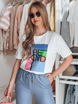 T-shirt damski KINDBE biały Dstreet RY2614