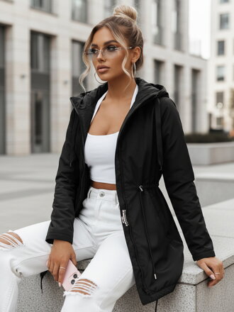 VERCHA dámska bunda parka čierna Dstreet TY4259