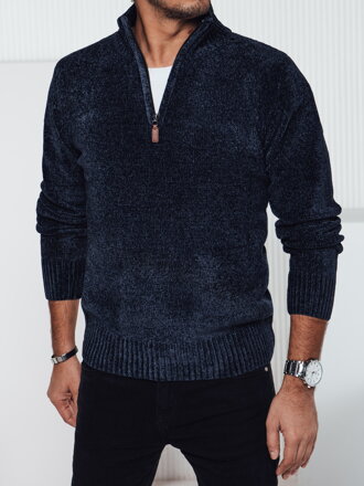 Pánsky tmavomodrý sveter Dstreet WX2238