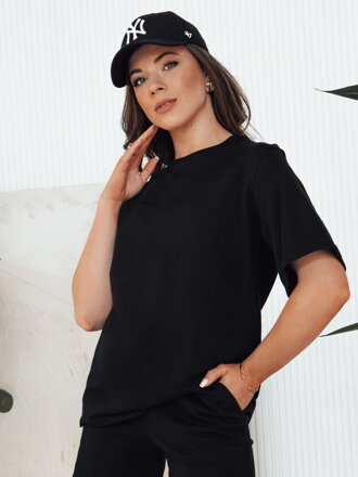 T-shirt damski SWAN czarna Dstreet RY2537