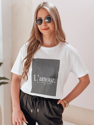 T-shirt damski LAMOUR czarny Dstreet RY2588