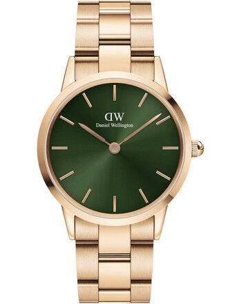 DÁMSKE HODINKY DANIEL WELLINGTON DW00100421 Iconic Emerald 28mm + KRABIČKA