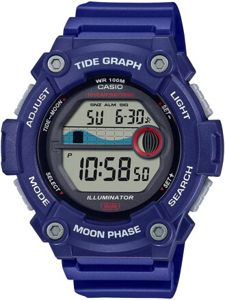 CASIO Moonphase WS-1300H-2A PÁNSKE HODINKY + KRABIČKA