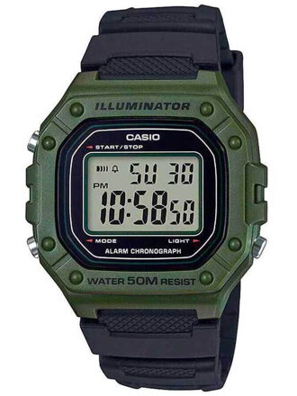 CASIO PÁNSKE HODINKY W-218H-3A + KRABIČKA