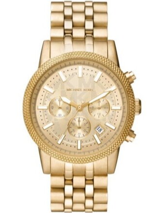 Pánske hodinky Michael Kors MK8953 Hutton zlaté s chronografom a boxom
