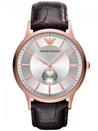 Dámske hodinky Emporio Armani AR9101L s hnedým koženým remienkom
