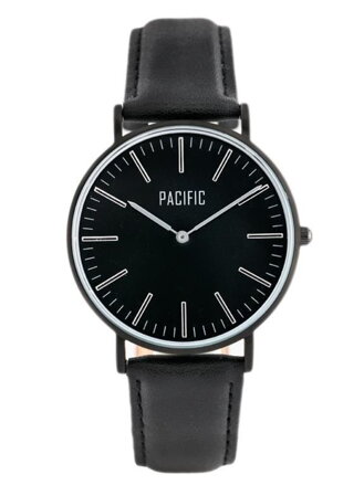 DÁMSKE HODINKY PACIFIC CLOSE (zy588a) - čierna/strieborná