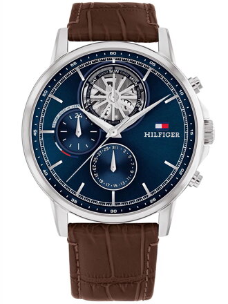 Pánske hodinky TOMMY HILFIGER 1710629 Steward Open Heart + BOX