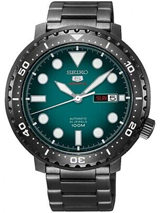 SEIKO 5 Športový uzáver na fľaše SRPC65K1 AUTOMATICKÉ PÁNSKE HODINKY + BOX