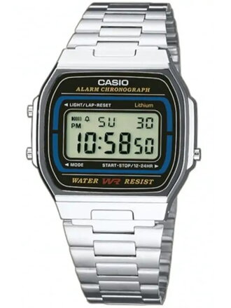 UNISEX HODINKY CASIO A164WA-1QJH - VINTAGE + KRABIČKA