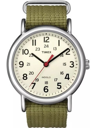 Unisex hodinky Timex Weekender T2N651 s nylonovým remienkom