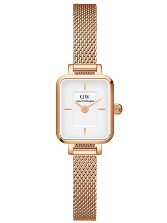 DANIEL WELLINGTON DÁMSKE HODINKY Quadro Mini Melrose 15mm DW00100727 + BOX (zw524c)