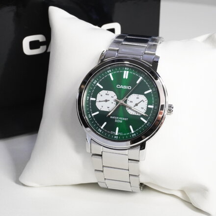 PÁNSKE HODINKY CASIO MTP-E335D-3E (zd274c) + KRABIČKA