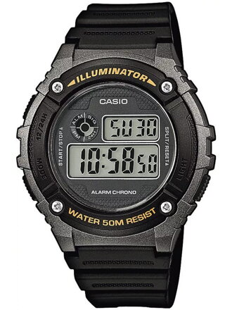 PÁNSKE HODINKY Casio W-216H-1BVDF + KRABIČKA