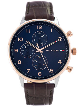 PÁNSKE HODINKY TOMMY HILFIGER LEONARD 1791987 (zf089b) + KRABIČKA