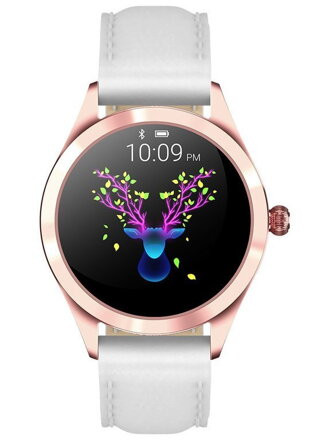 Dámske smartwatch I G. Rossi SW017-5 r.gold/white (sg011e)