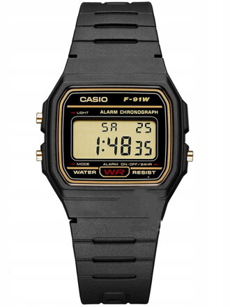 PÁNSKE HODINKY CASIO F-91WG-9QDF + KRABIČKA