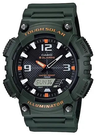 PÁNSKE HODINKY CASIO AQ-S810W-3AV (zd044k) - SOLÁRNE NAPÁJANIE + BOX
