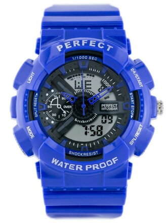 Pánske hodinky PERFECT SHOCK (zp219e) - blue