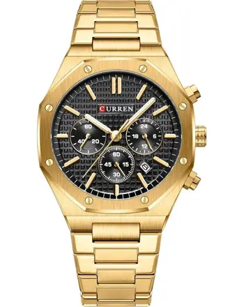 PÁNSKE HODINKY Curren 8440 CHRONOGRAF (zc047e) + KRABIČKA