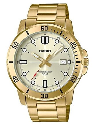 PÁNSKE HODINKY CASIO MTP-VD01G-9E (zd185d) + KRABIČKA