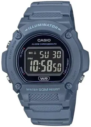 PÁNSKE HODINKY CASIO W-219HC-2BVDF + KRABIČKA