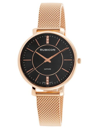 Dámske hodinky RUBICON RNBE51 - SZAFIROWE SZKŁO (zr617e)