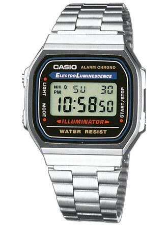 Pánske hodinky CASIO A168WA-1A (zd088a) - Retro