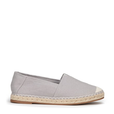 Textilné espadrilky s pletenou špičkou Wittchen – sivá