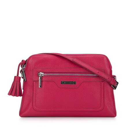 Dámska kožená crossbody kabelka Wittchen so strapcom 29-4E-013-3