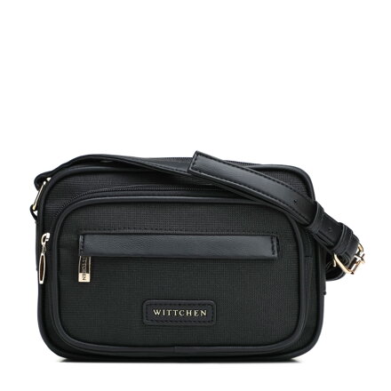Čierna crossbody kabelka z imitácie kože 102-4Y-402-1