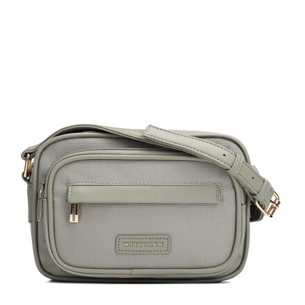 Sivá crossbody kabelka z imitácie kože 102-4Y-402-8