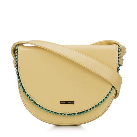 Dámska polkruhová taška s korálkami 94-4Y-722-Y