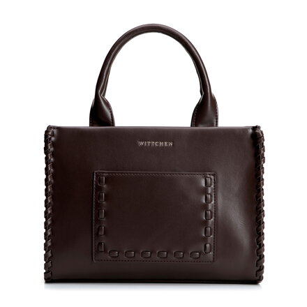 Malý dámsky kufrík s dekoratívnym prepletom