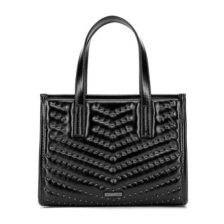 Dámsky kufrík s kovovými detailmi z ekokože – elegantný a štýlový doplnok 101-4Y-426-G1