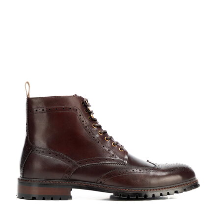 Pánske kožené členkové topánky s perforáciou – elegancia a pohodlie na každý deň Pánske kožené členkové topánky s perforáciou – elegancia a pohodlie na každý deň