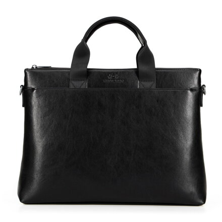 Torba na laptopa 15,6'' z ekoskóry czarna 29-3-033-1