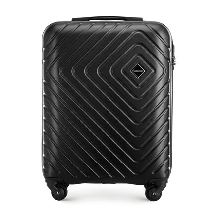 Kabínový kufor ABS s geometrickým razením 56-3A-751-11