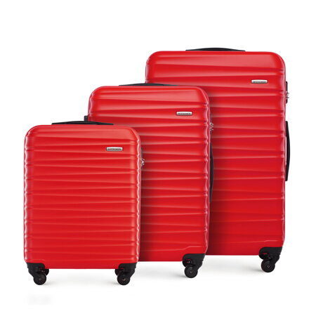 Sada ABS kufrov s rebrinami 56-3A-31S-35