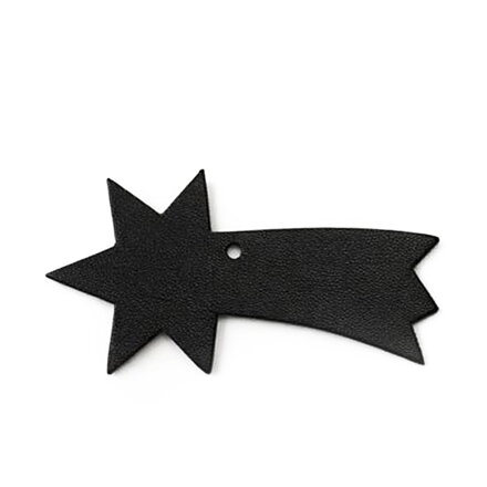 Čierna vianočná ozdoba kométa 619-1214-60